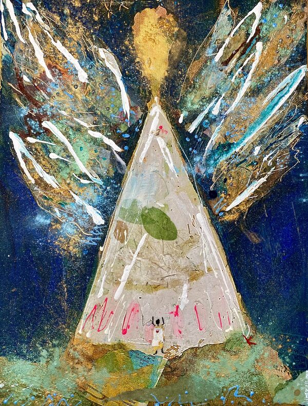 Native Angel Teepee V Framed Giclée - Image 3
