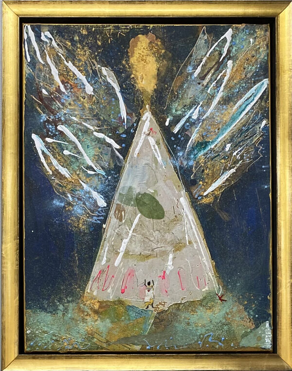 Native Angel Teepee V Framed Giclée