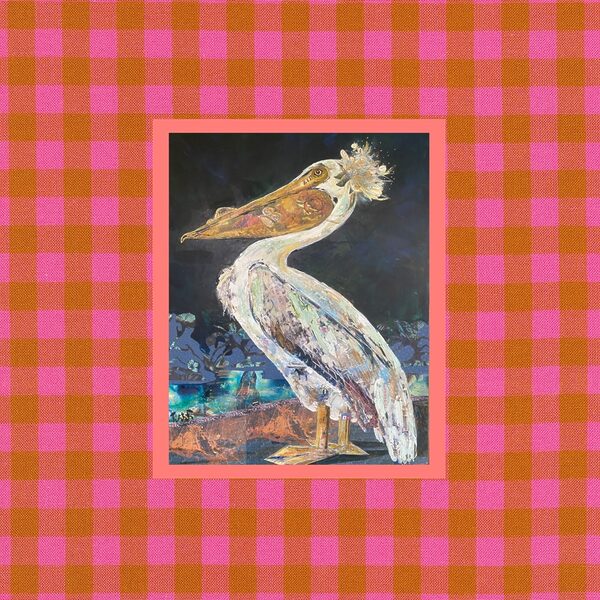 Porch Pop 38" Linen Modal Scarf - Image 2